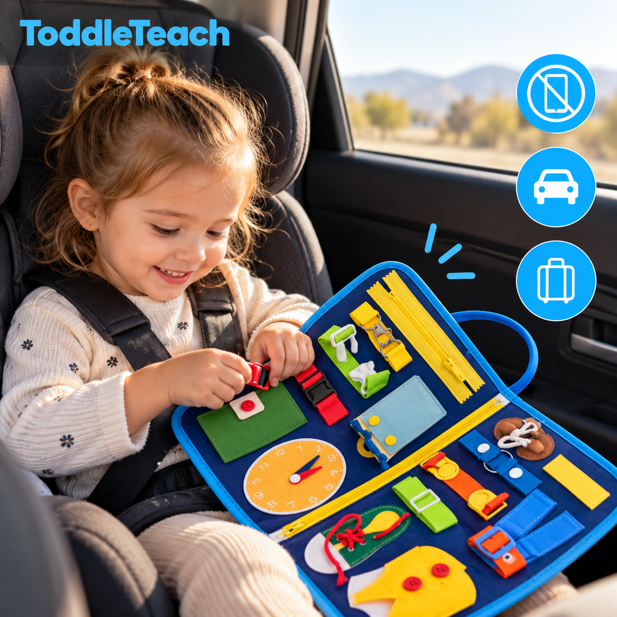 ToddleTeach™ Montessori Eğitici Aktivite Kitabı