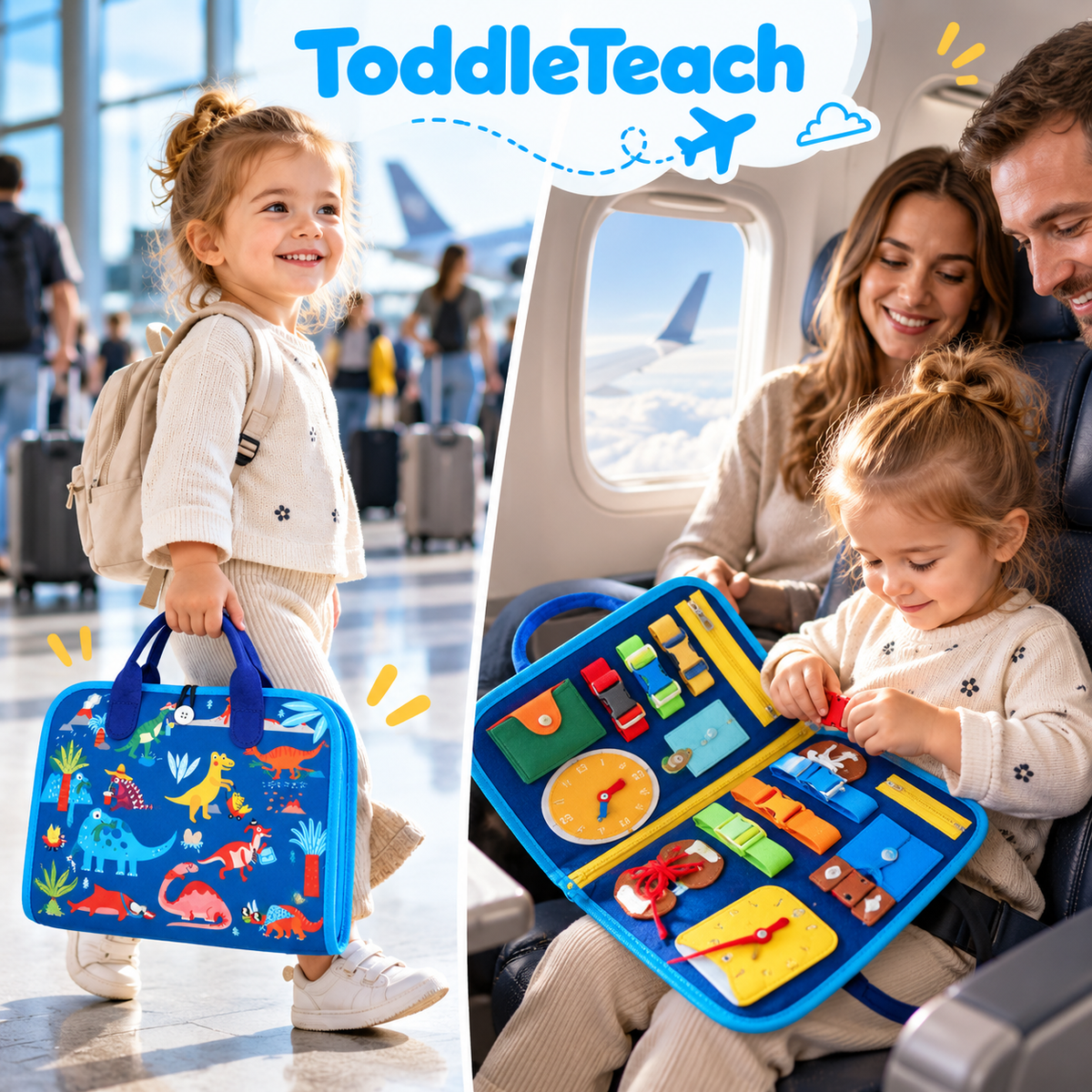 ToddleTeach™ Montessori Eğitici Aktivite Kitabı